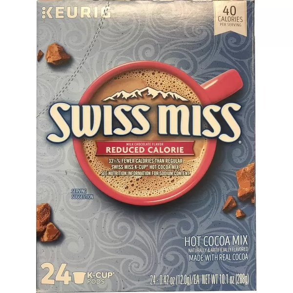 imageSwiss Miss Hot Cocoa Variety Pack Keurig SingleServe Hot Chocolate KCup Pods 40 CountHot Cocoa Mix