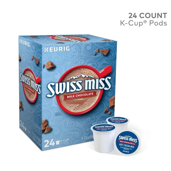 imageSwiss Miss Hot Cocoa Variety Pack Keurig SingleServe Hot Chocolate KCup Pods 40 CountMilk Chocolate