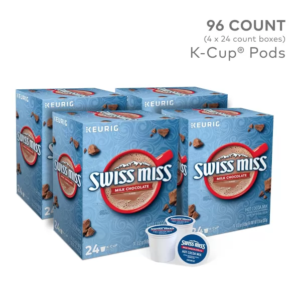 imageSwiss Miss Hot Cocoa Variety Pack Keurig SingleServe Hot Chocolate KCup Pods 40 CountMilk Chocolate