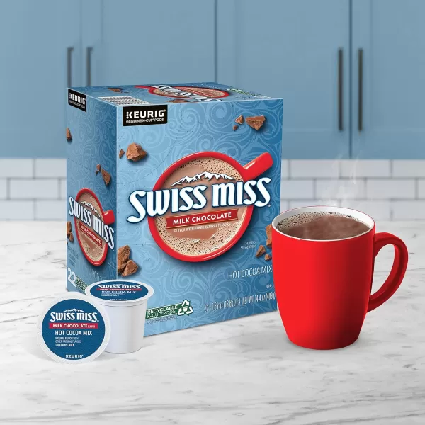 imageSwiss Miss Hot Cocoa Variety Pack Keurig SingleServe Hot Chocolate KCup Pods 40 CountMilk Chocolate