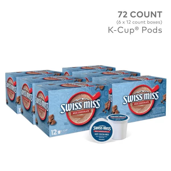 imageSwiss Miss Hot Cocoa Variety Pack Keurig SingleServe Hot Chocolate KCup Pods 40 CountMilk Chocolate