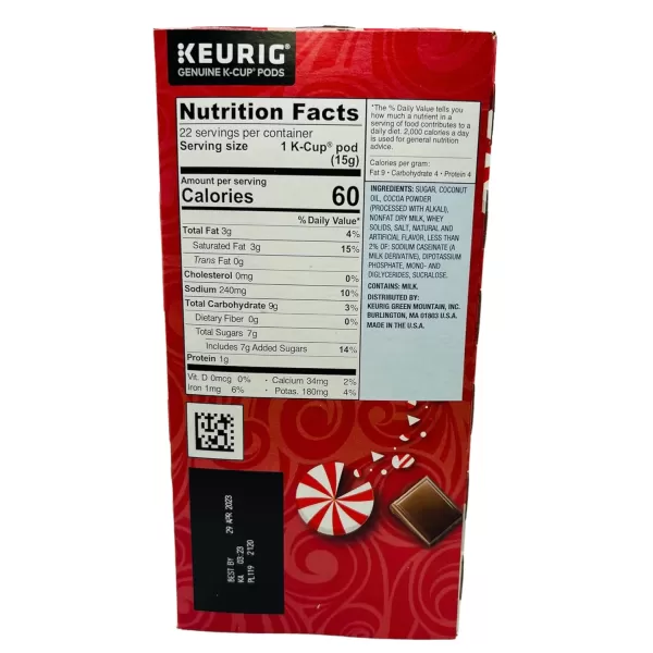 imageSwiss Miss Hot Cocoa Variety Pack Keurig SingleServe Hot Chocolate KCup Pods 40 CountPeppermint