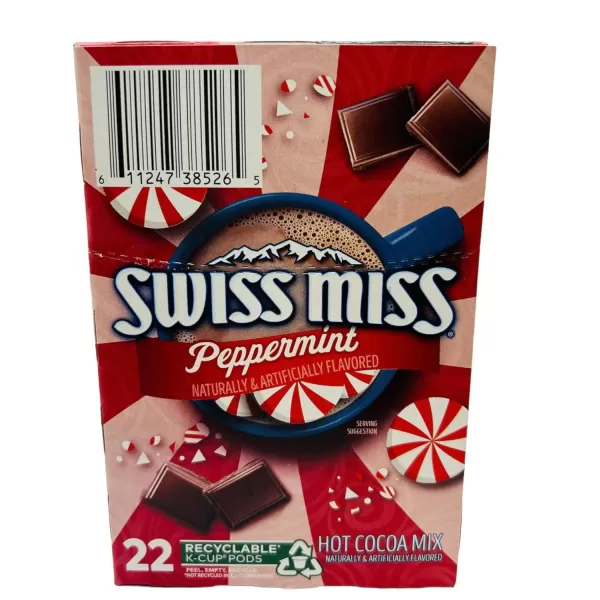 imageSwiss Miss Hot Cocoa Variety Pack Keurig SingleServe Hot Chocolate KCup Pods 40 CountPeppermint