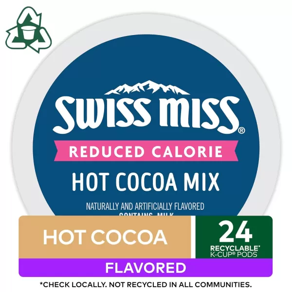 imageSwiss Miss Hot Cocoa Variety Pack Keurig SingleServe Hot Chocolate KCup Pods 40 CountReduced Calorie