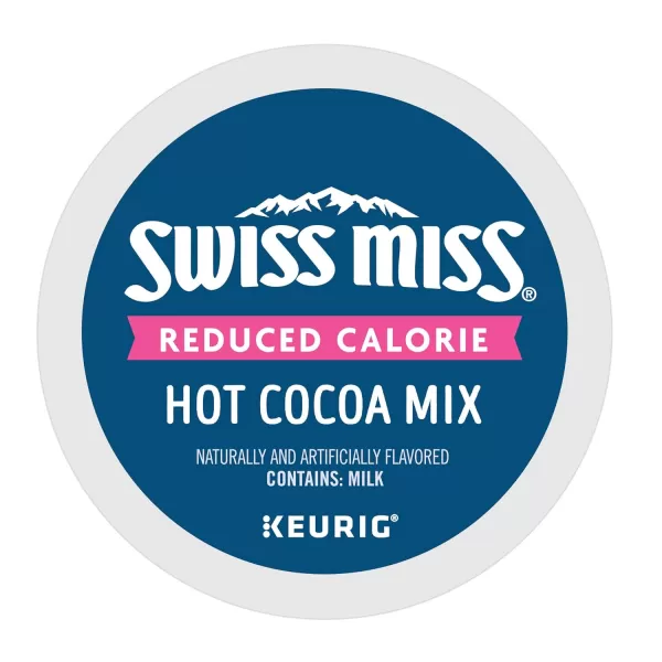 imageSwiss Miss Hot Cocoa Variety Pack Keurig SingleServe Hot Chocolate KCup Pods 40 CountReduced Calorie