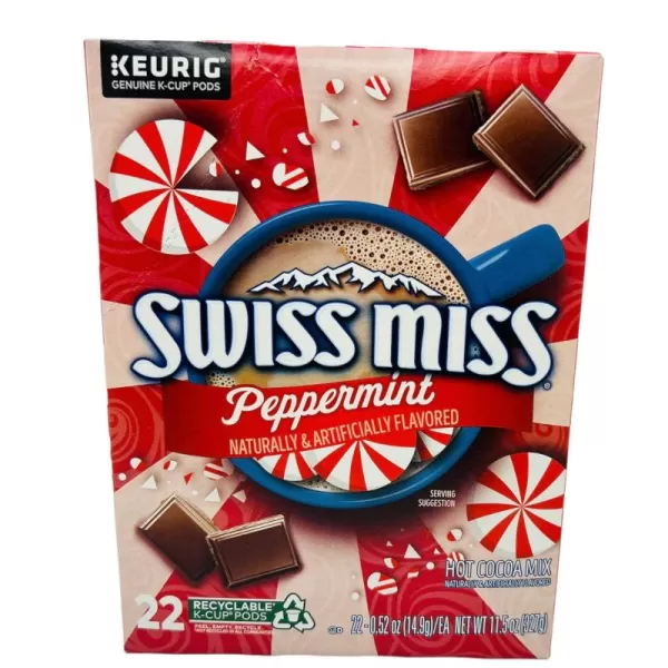 imageSwiss Miss Hot Cocoa Variety Pack Keurig SingleServe Hot Chocolate KCup Pods 40 CountPeppermint