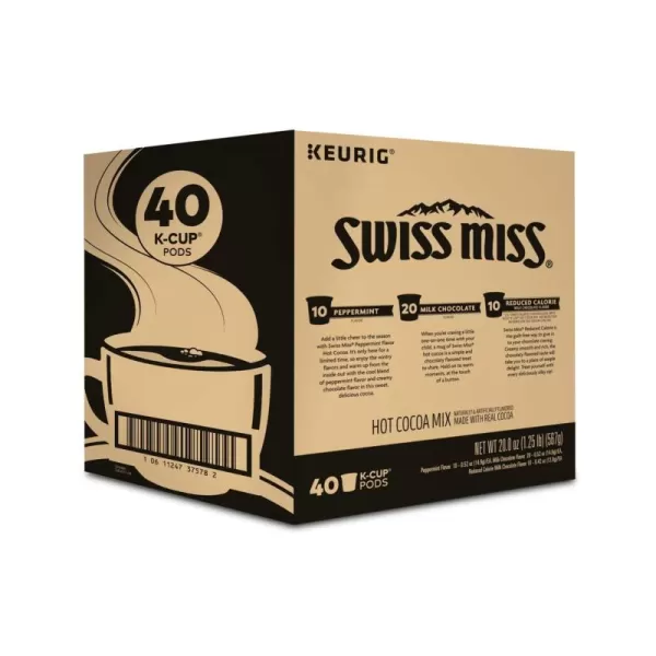 imageSwiss Miss Hot Cocoa Variety Pack Keurig SingleServe Hot Chocolate KCup Pods 40 CountVariety