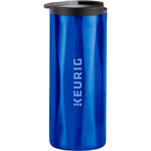 imageKeurig Faceted Stainless Steel Coffee Travel Mug Fits Under Any Keurig KCup Pod Coffee Maker 14 oz CopperRoyal Blue