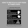 imageGreen Mountain Coffee Roasters Dark Magic Keurig SingleServe KCup Pods Dark Roast Coffee 72 CountBlack Granite