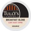imageTullys Coffee French Roast Decaf Keurig SingleServe KCup Pods Dark Roast 96 CountBreakfast Blend