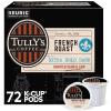 imageTullys Coffee French Roast Decaf Keurig SingleServe KCup Pods Dark Roast 96 CountFrench Roast