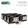 imageTullys Coffee French Roast Decaf Keurig SingleServe KCup Pods Dark Roast 96 CountFrench Roast