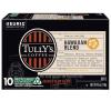 imageTullys Coffee French Roast Decaf Keurig SingleServe KCup Pods Dark Roast 96 CountHawaiian Blend