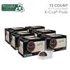 imageTullys Coffee French Roast Decaf Keurig SingleServe KCup Pods Dark Roast 96 CountItalian Roast