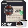 imageTullys Coffee French Roast Decaf Keurig SingleServe KCup Pods Dark Roast 96 CountItalian Roast