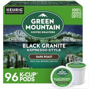 imageGreen Mountain Coffee Roasters Dark Magic Keurig SingleServe KCup Pods Dark Roast Coffee 72 CountBlack Granite
