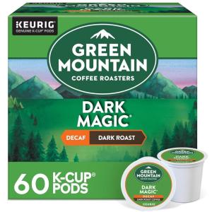 imageGreen Mountain Coffee Roasters Dark Magic Keurig SingleServe KCup Pods Dark Roast Coffee 72 CountDecaf Dark Magic