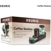 imageKeurig KCup Pod ampamp Ground Coffee Storage Unit Coffee Storage Holds up to 12 ounces of Ground Coffee ampamp 12 KCup Pods Black