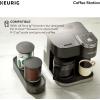imageKeurig KCup Pod ampamp Ground Coffee Storage Unit Coffee Storage Holds up to 12 ounces of Ground Coffee ampamp 12 KCup Pods Black