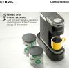 imageKeurig KCup Pod ampamp Ground Coffee Storage Unit Coffee Storage Holds up to 12 ounces of Ground Coffee ampamp 12 KCup Pods Black