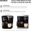 imageKeurig Reusable Mesh Ground Coffee Filter Compatible with KDuo Essentials and KDuo Brewers only EcoFriendly Way to Brew a Carafe Gold Tone MeshEcoFriendly Way to Brew a Carafe