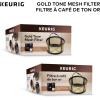 imageKeurig Reusable Mesh Ground Coffee Filter Compatible with KDuo Essentials and KDuo Brewers only EcoFriendly Way to Brew a Carafe Gold Tone MeshEcoFriendly Way to Brew a Carafe