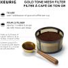 imageKeurig Reusable Mesh Ground Coffee Filter Compatible with KDuo Essentials and KDuo Brewers only EcoFriendly Way to Brew a Carafe Gold Tone MeshEcoFriendly Way to Brew a Carafe