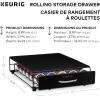 imageKeurig Under Brewer Storage Drawer Coffee Pod Storage Holds Upto 35 Keurig KCup Pods BlackHolds up to 35 Keurig KCup Pods