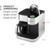 imageKeurig KDuo Special Edition Single Serve KCup Pod ampamp Carafe Coffee Maker Multiple Brew Sizes Sleek Silver Colored Finish 60oz Removable Reservoir Silver