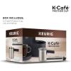 imageKeurig Works NonDairy Milk Hot and Cold Frothing Compatible KCaf Coffee Makers Only34 ounce Charcoal FrotherCompact