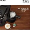 imageKeurig Works NonDairy Milk Hot and Cold Frothing Compatible KCaf Coffee Makers Only34 ounce Charcoal FrotherCompact