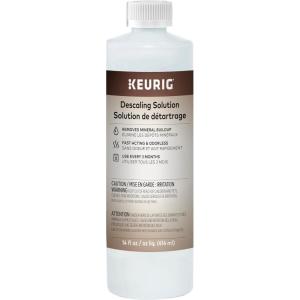 imageKeurig Brewer Cleaner Includes 14 oz Descaling Solution Compatible Classic10 ampamp 20 KCup Pod Coffee Makers