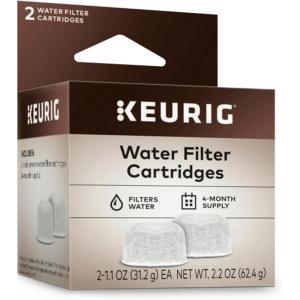 imageKeurig Water Filter Refill Cartridges Replacement Water Filter Cartridges Compatible with 20 KCup Pod Coffee Makers 2 Count2 Count Pack of 1