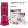 imageKeurig KExpress Single Serve KCup Pod Coffee Maker 3 Brew Sizes Strong Button Feature 42oz Removable Reservoir EvergreenIsland Berry