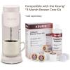 imageKeurig KExpress Single Serve KCup Pod Coffee Maker 3 Brew Sizes Strong Button Feature 42oz Removable Reservoir EvergreenWarm Stone