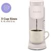 imageKeurig KExpress Single Serve KCup Pod Coffee Maker 3 Brew Sizes Strong Button Feature 42oz Removable Reservoir EvergreenWarm Stone