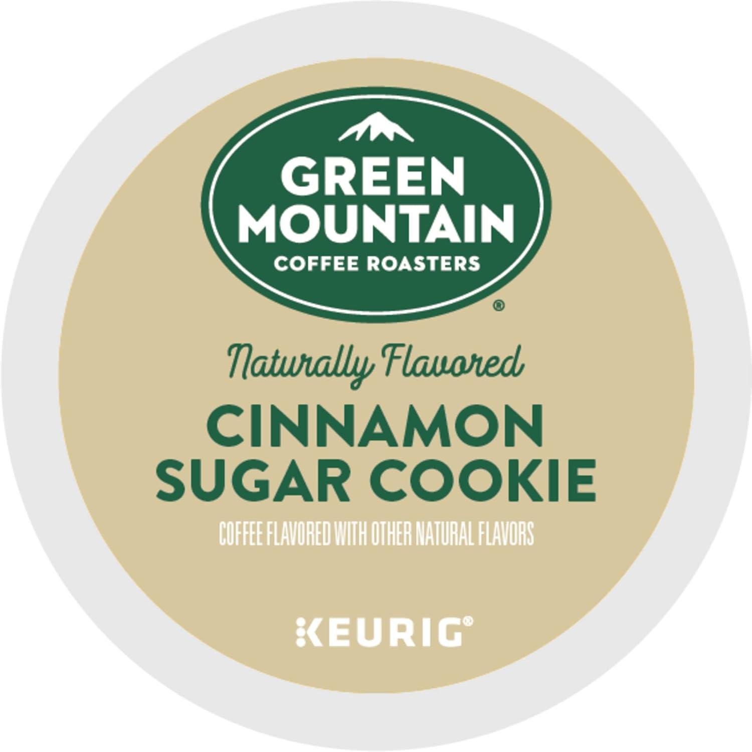 imageGreen Mountain Coffee Roasters Dark Chocolate Hazelnut Coffee Keurig Single Serve KCup Pods 96 CountCinnamon Sugar Cookie