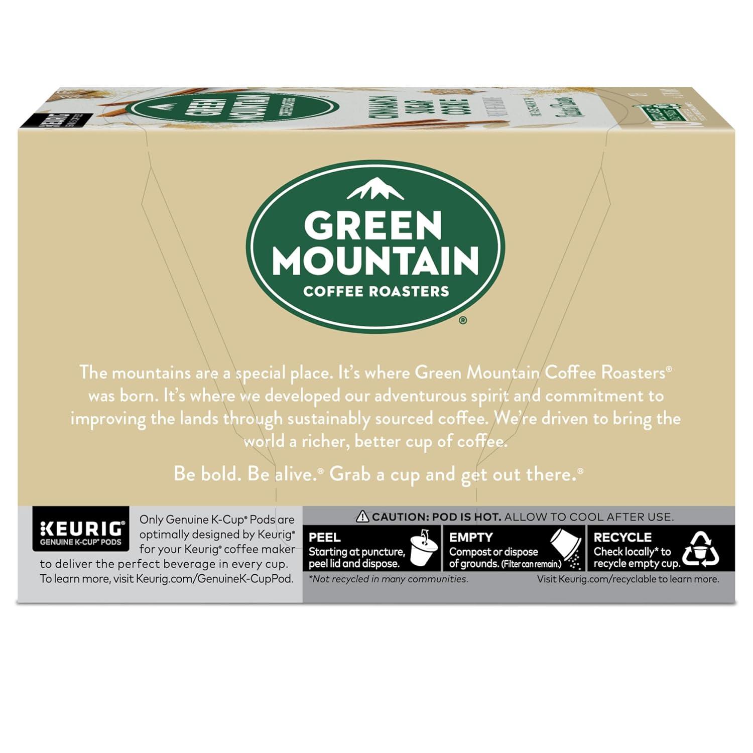 imageGreen Mountain Coffee Roasters Dark Chocolate Hazelnut Coffee Keurig Single Serve KCup Pods 96 CountCinnamon Sugar Cookie