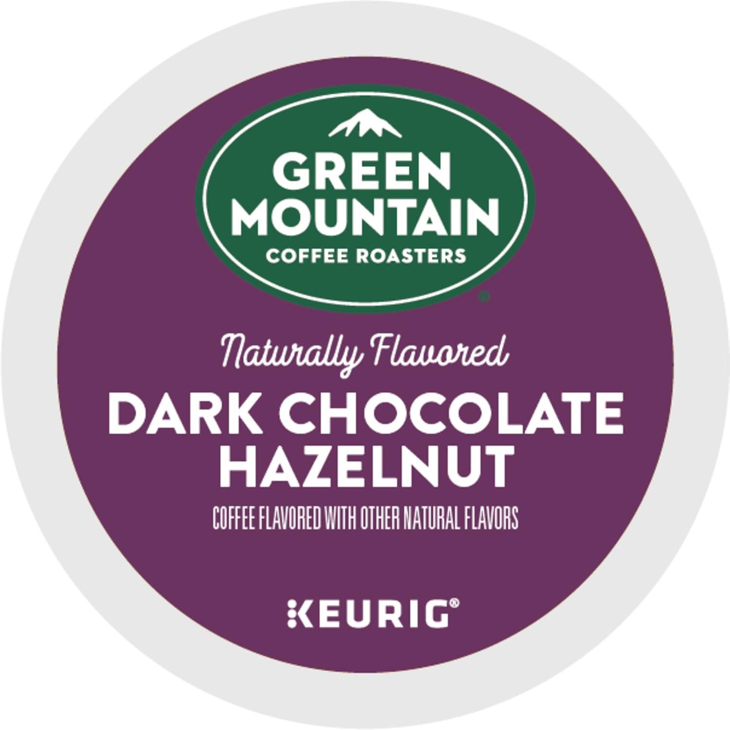 imageGreen Mountain Coffee Roasters Dark Chocolate Hazelnut Coffee Keurig Single Serve KCup Pods 96 CountDark Chocolate Hazelnut