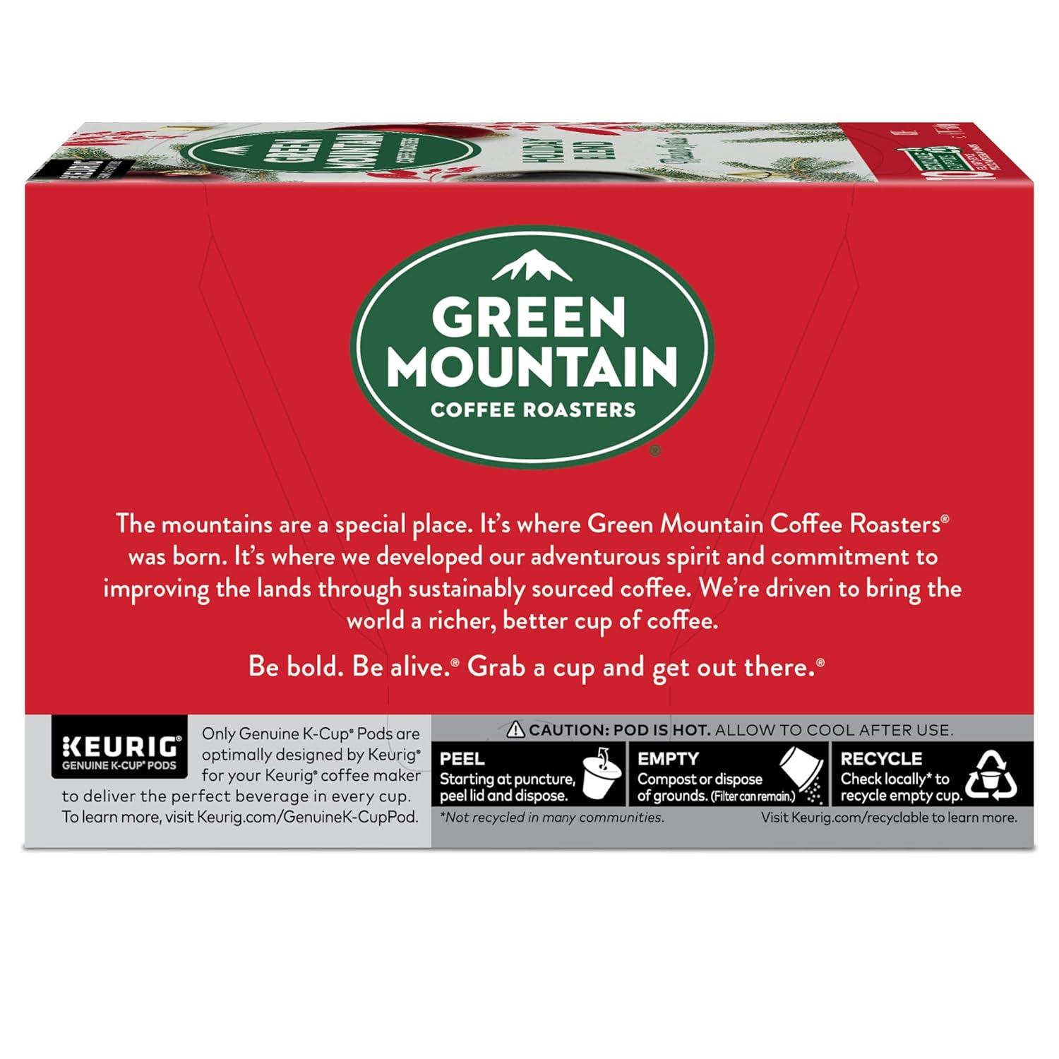 imageGreen Mountain Coffee Roasters Dark Chocolate Hazelnut Coffee Keurig Single Serve KCup Pods 96 CountHoliday Blend