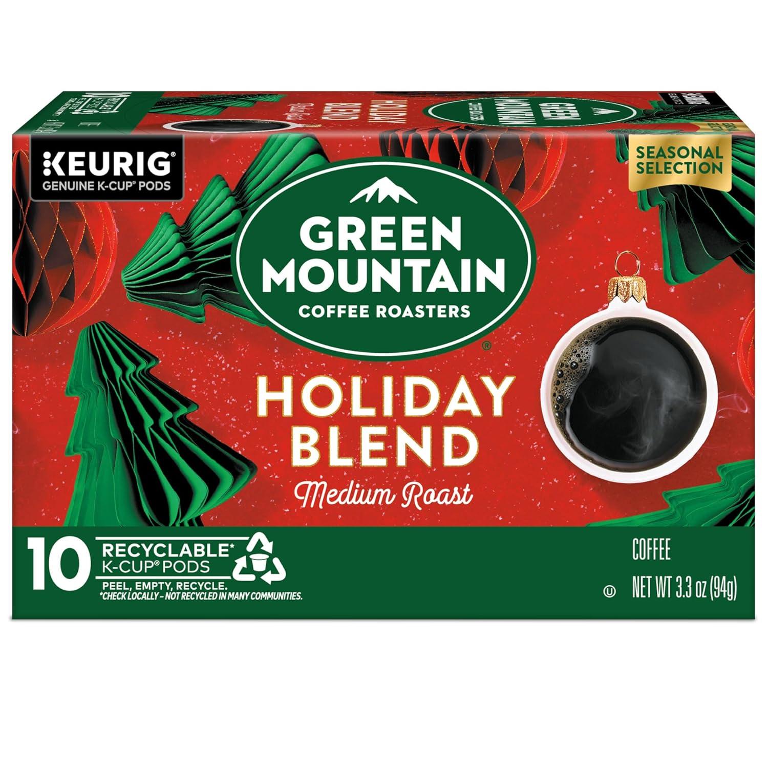 imageGreen Mountain Coffee Roasters Dark Chocolate Hazelnut Coffee Keurig Single Serve KCup Pods 96 CountHoliday Blend