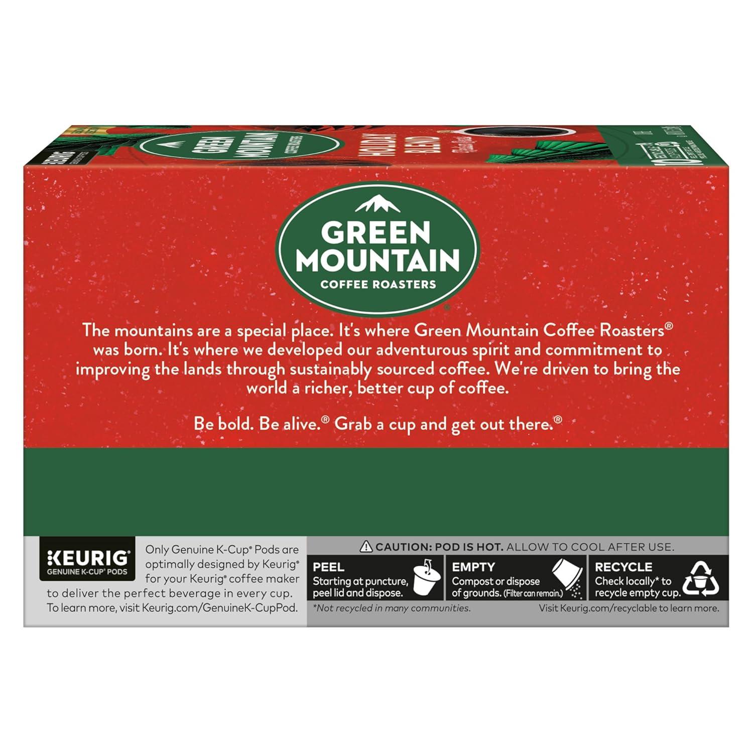imageGreen Mountain Coffee Roasters Dark Chocolate Hazelnut Coffee Keurig Single Serve KCup Pods 96 CountHoliday Blend
