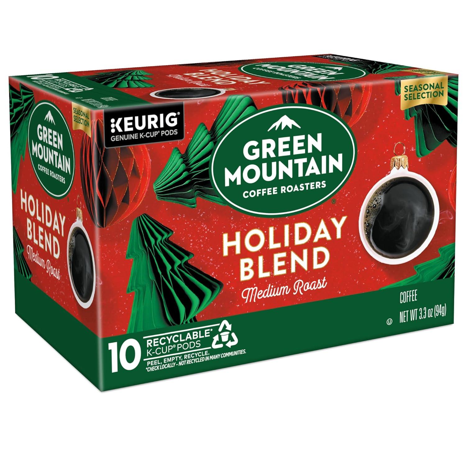 imageGreen Mountain Coffee Roasters Dark Chocolate Hazelnut Coffee Keurig Single Serve KCup Pods 96 CountHoliday Blend