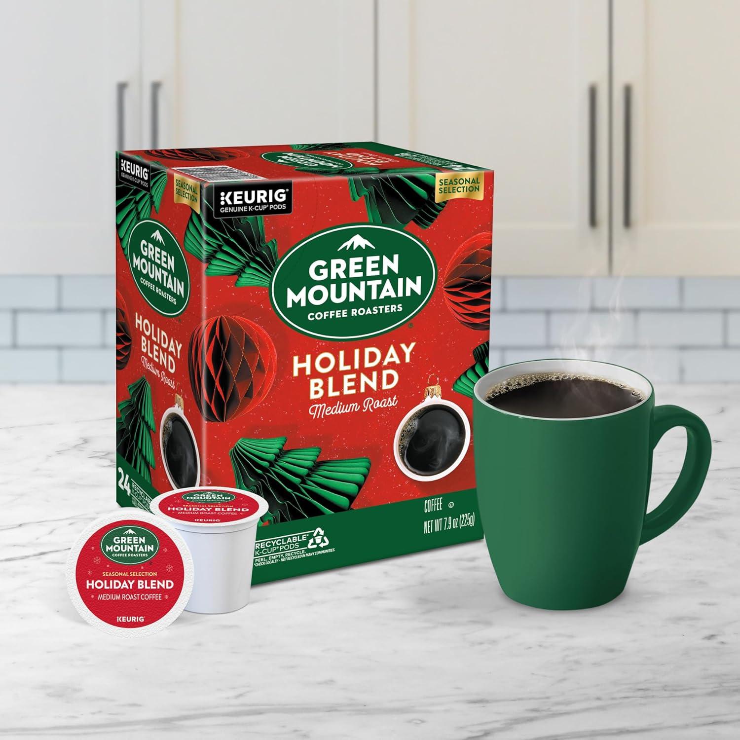 imageGreen Mountain Coffee Roasters Dark Chocolate Hazelnut Coffee Keurig Single Serve KCup Pods 96 CountHoliday Blend