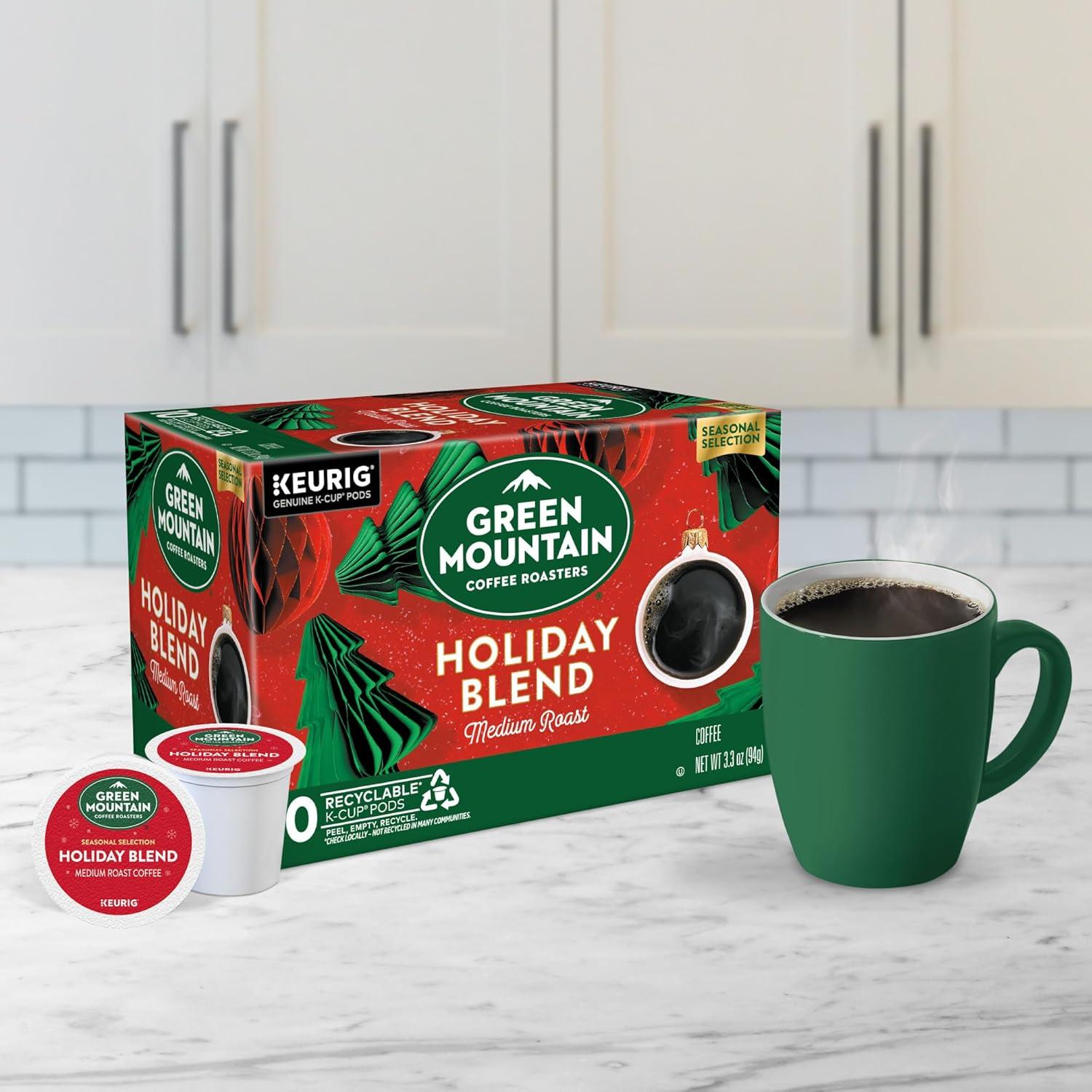 imageGreen Mountain Coffee Roasters Dark Chocolate Hazelnut Coffee Keurig Single Serve KCup Pods 96 CountHoliday Blend