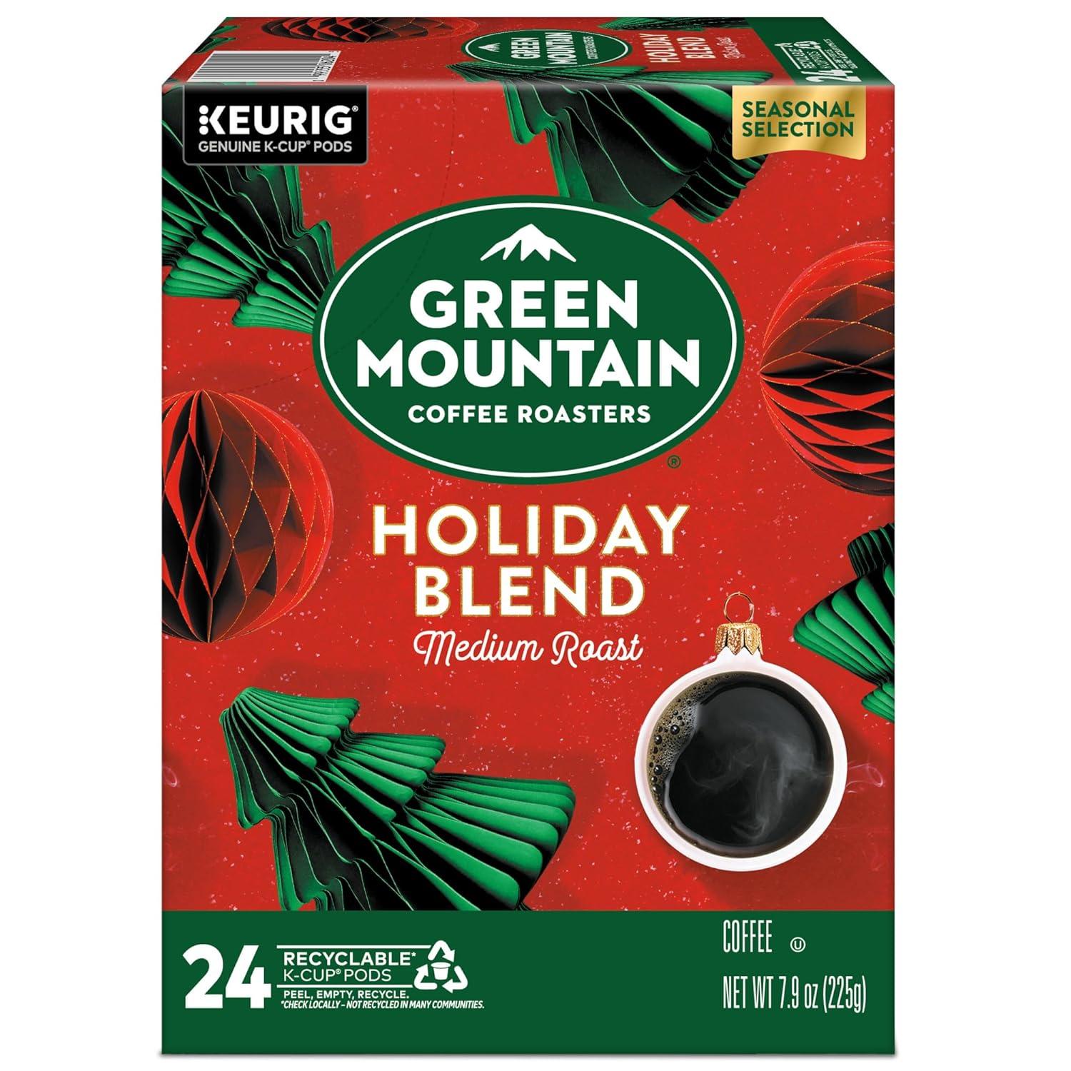 imageGreen Mountain Coffee Roasters Dark Chocolate Hazelnut Coffee Keurig Single Serve KCup Pods 96 CountHoliday Blend