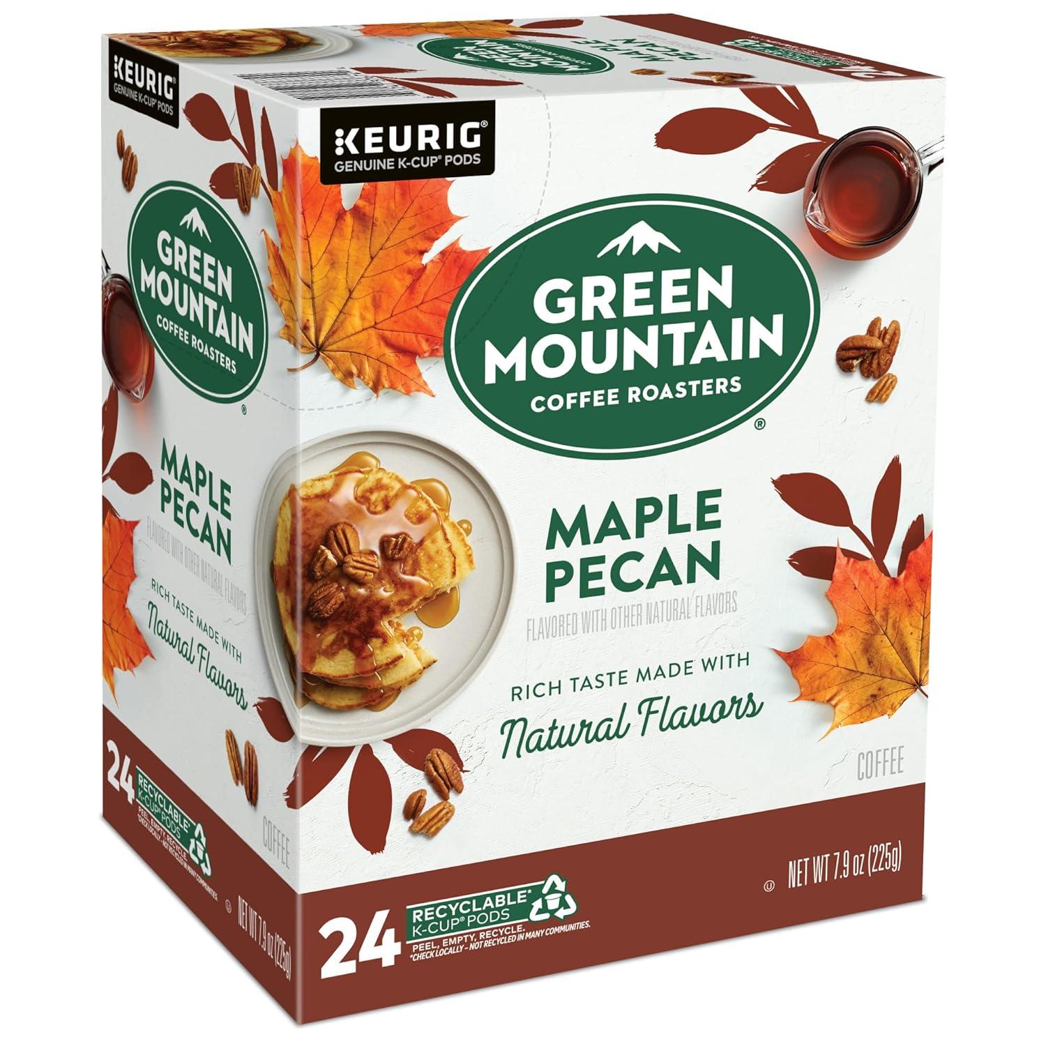 imageGreen Mountain Coffee Roasters Dark Chocolate Hazelnut Coffee Keurig Single Serve KCup Pods 96 CountMaple Pecan