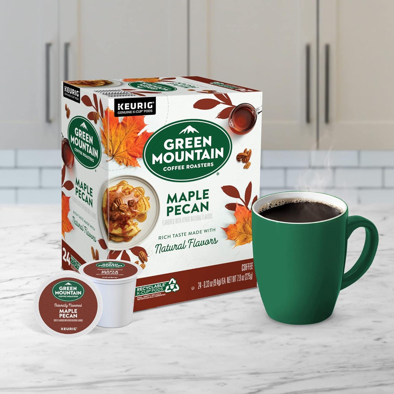 imageGreen Mountain Coffee Roasters Dark Chocolate Hazelnut Coffee Keurig Single Serve KCup Pods 96 CountMaple Pecan