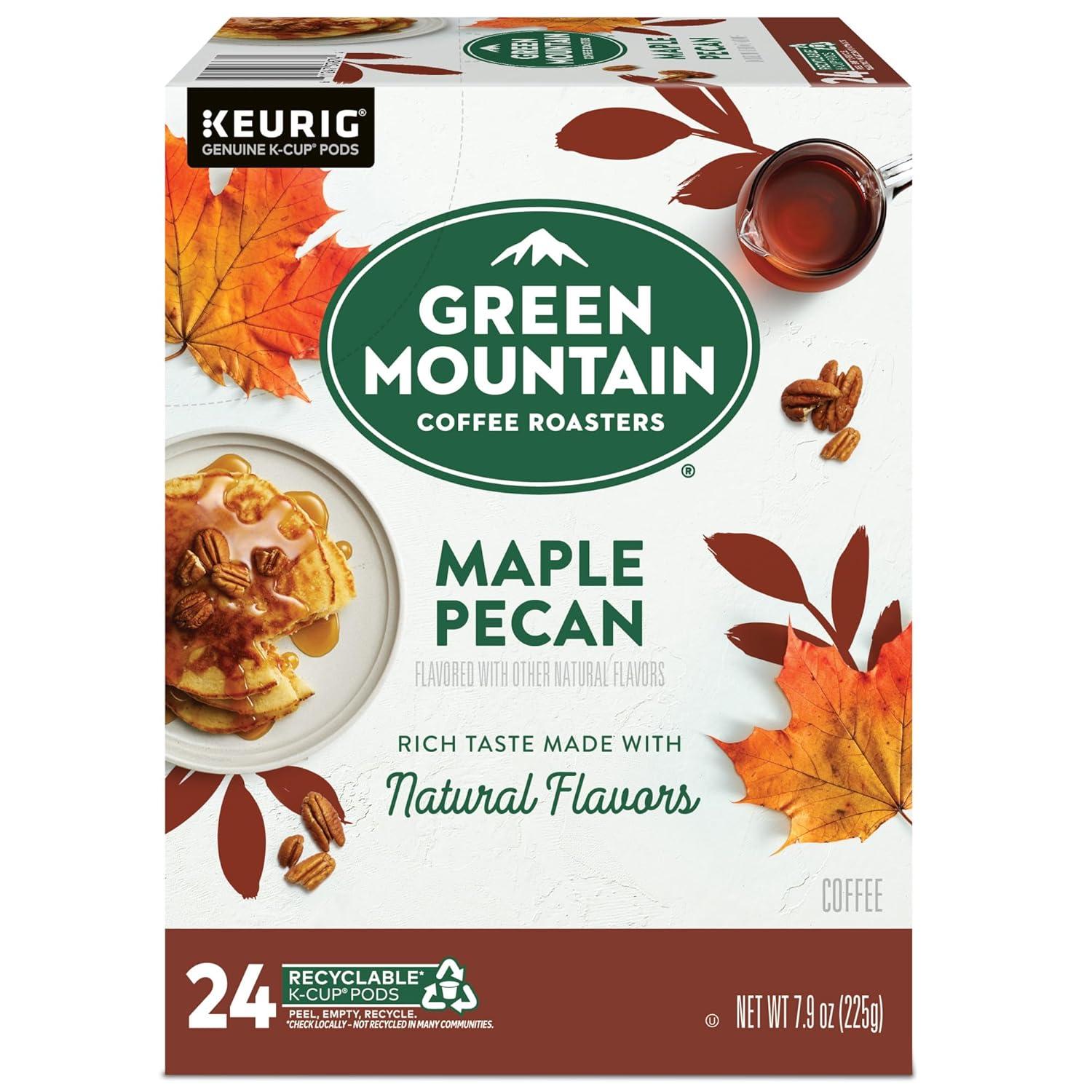 imageGreen Mountain Coffee Roasters Dark Chocolate Hazelnut Coffee Keurig Single Serve KCup Pods 96 CountMaple Pecan