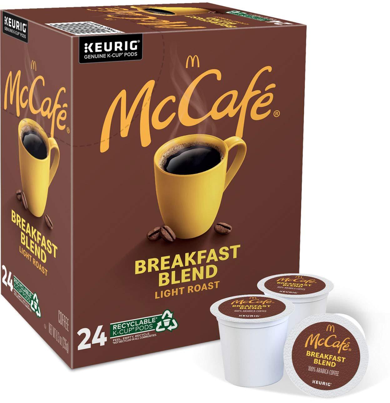 imageMcCafe Premium Roast Coffee Keurig SingleServe KCup Pods Medium Roast 72 CountBreakfast Blend
